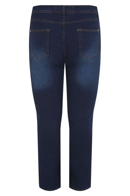 Curve Indigo Blue Straight Leg RUBY Jeans 4