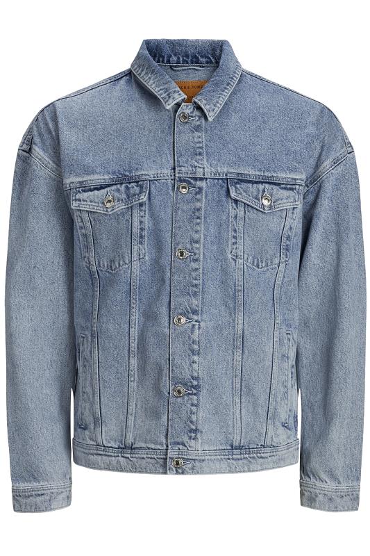 JACK & JONES Blue Denim Jacket | BadRhino