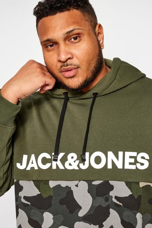 jack and jones camouflage hoodie