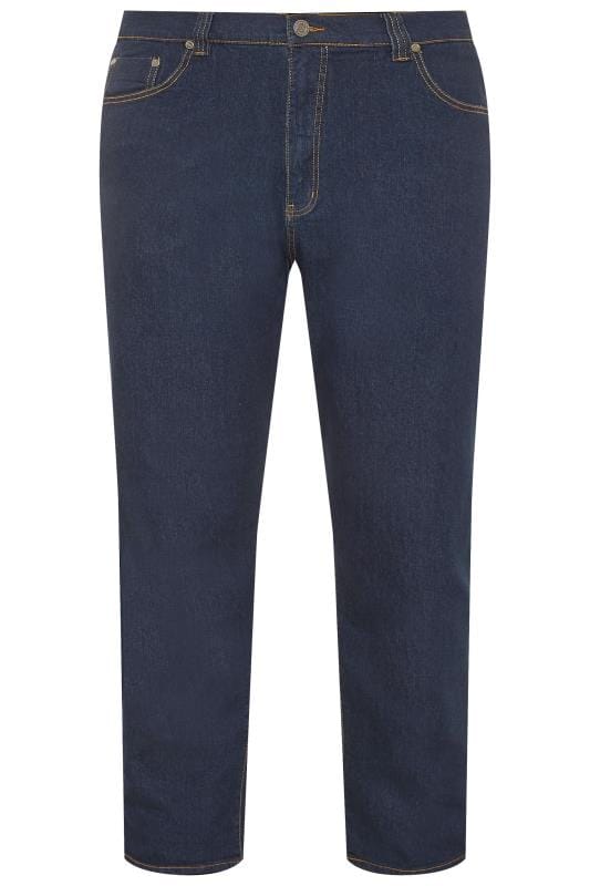 KAM Big & Tall Indigo Blue Regular Fit Stretch Jeans_2431.jpg
