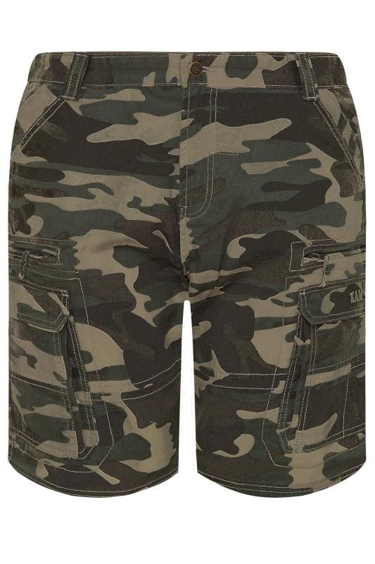 Men's Cargo Shorts KAM Khaki Camo Cargo Shorts