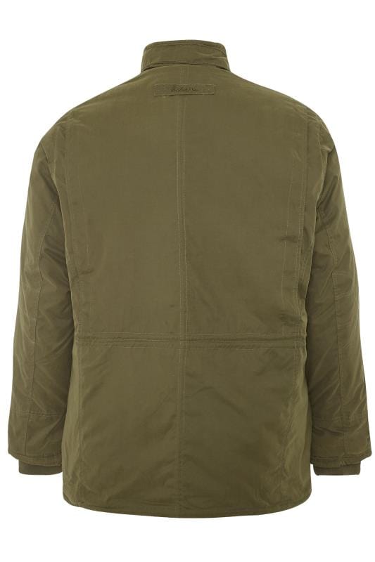 KAM Khaki Padded Jacket | BadRhino