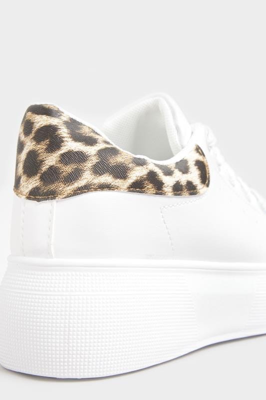 leopard print chunky trainers