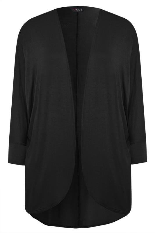 Black Cocoon Cardigan | Yours Clothing