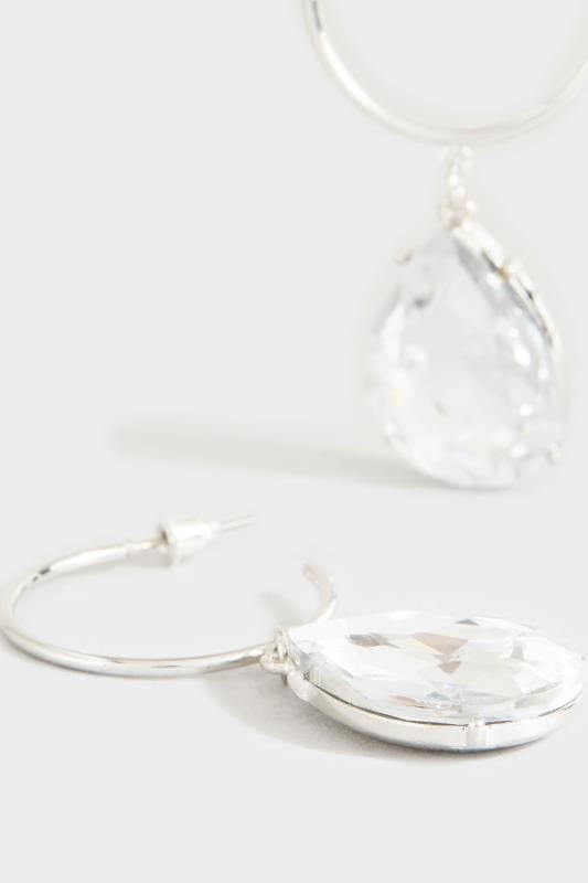 Silver Teardrop Jewel Drop Earrings_95ee.jpg