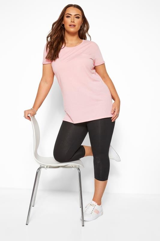 Download Light Pink Mock Pocket T-Shirt | Sizes 16-36 | Yours Clothing