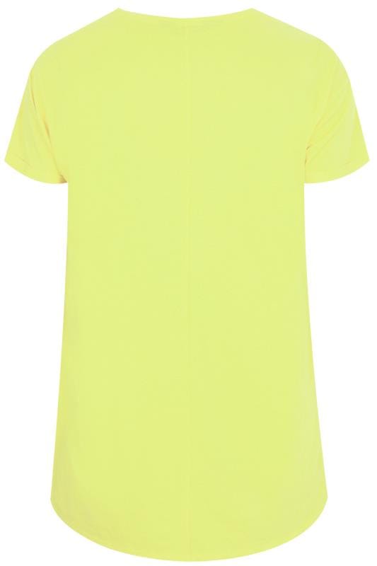  Lime  Green  Mock Pocket T  Shirt  Plus  Sizes  16 to 36 