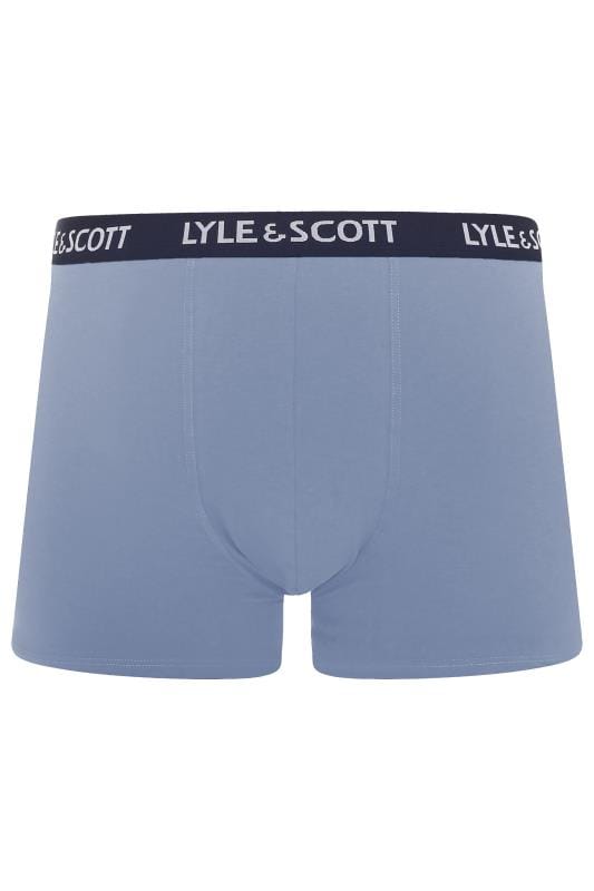 LYLE & SCOTT Blue 3 PACK Barclay Boxers | BadRhino 7