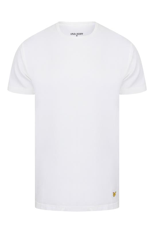 Lyle & Scott Men's 3 Pack Maxwell Lounge Crew T-Shirts White