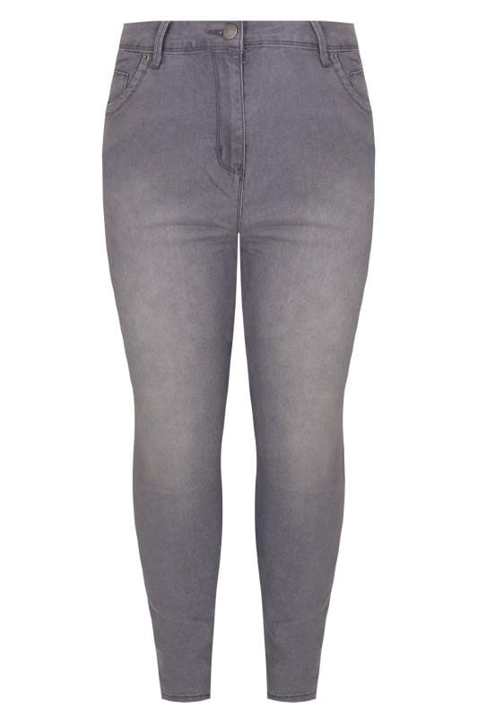 Mid Grey Skinny AVA Jeans Plus size 16 to 32