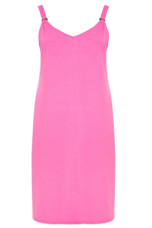 Must Have Summer Dress Neon Pink Ring Detail Midi Dress_9437.jpg