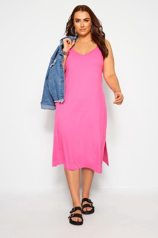 Must Have Summer Dress Neon Pink Ring Detail Midi Dress_ab3a.jpg