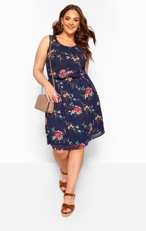 plus size skater dress with pockets