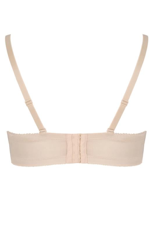 Nude Moulded Underwired T-Shirt Bra Size 38C-50G 4