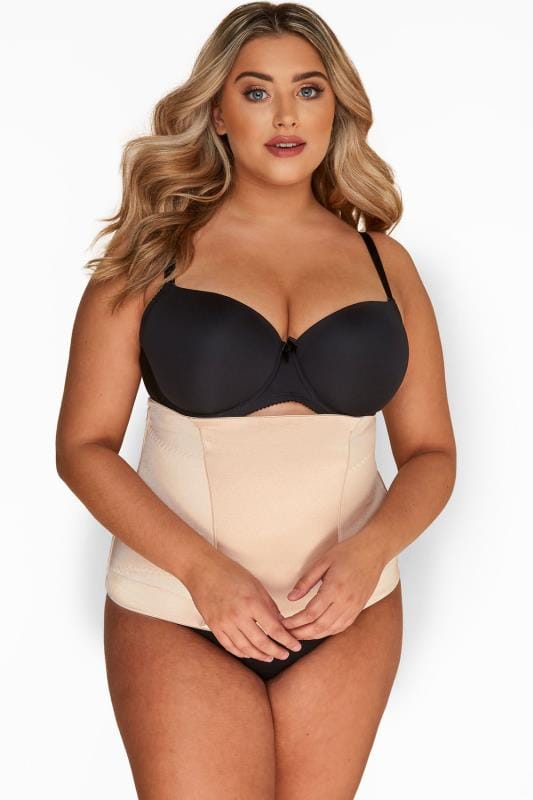 Plus Size Shapewear Tallas Grandes Nude Satin Belly Band