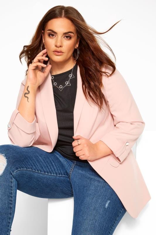 Plus Size Pink Coats \u0026 Jackets | Yours 