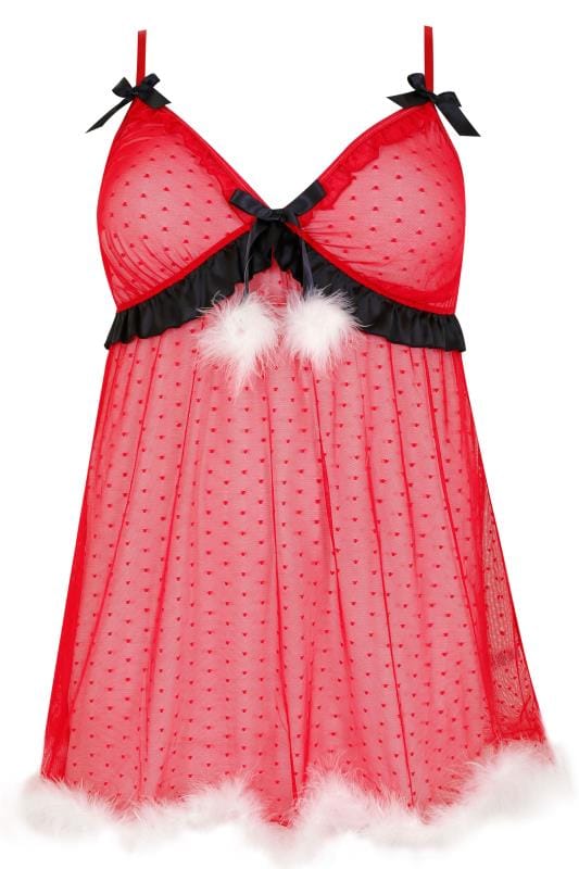 pink fluffy babydoll dress