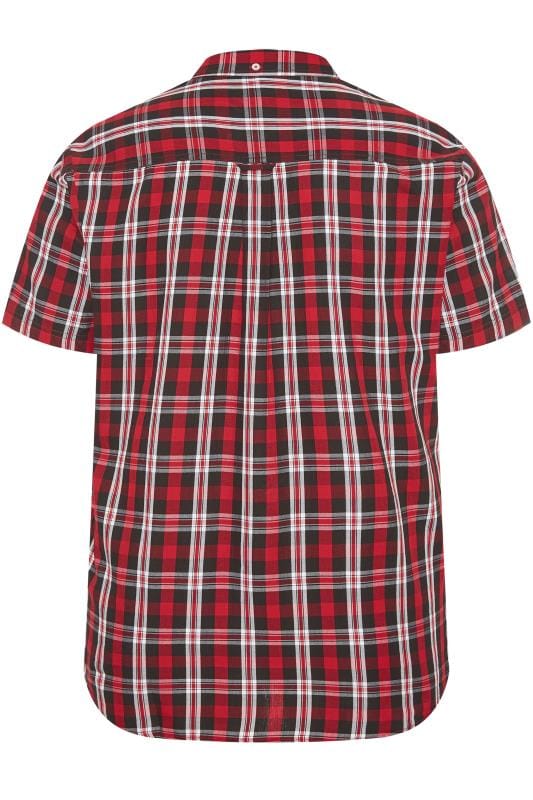 BadRhino Big & Tall Red Check Shirt 7