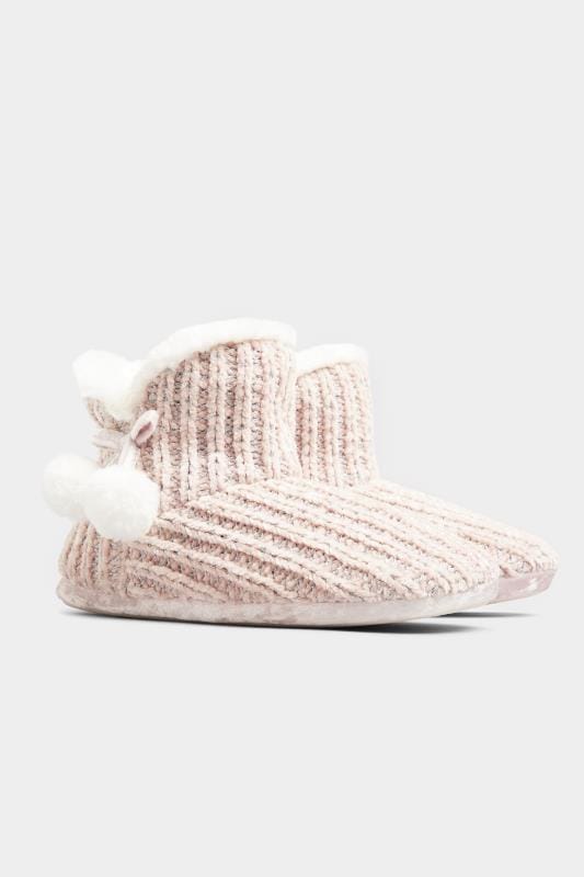 pom pom slipper boots