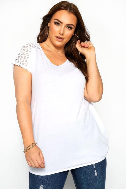 Plus Size Smart Jersey Tops | Yours 