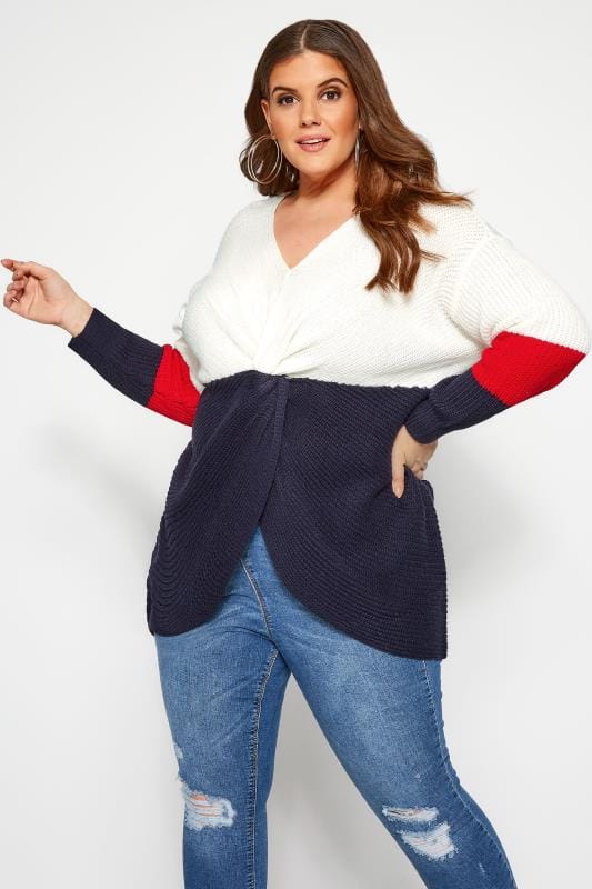 plus size white jumpers