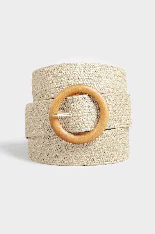 Woven Stretch Raffia Belt | Plus Size 16 to 36 | Yours Clothing
