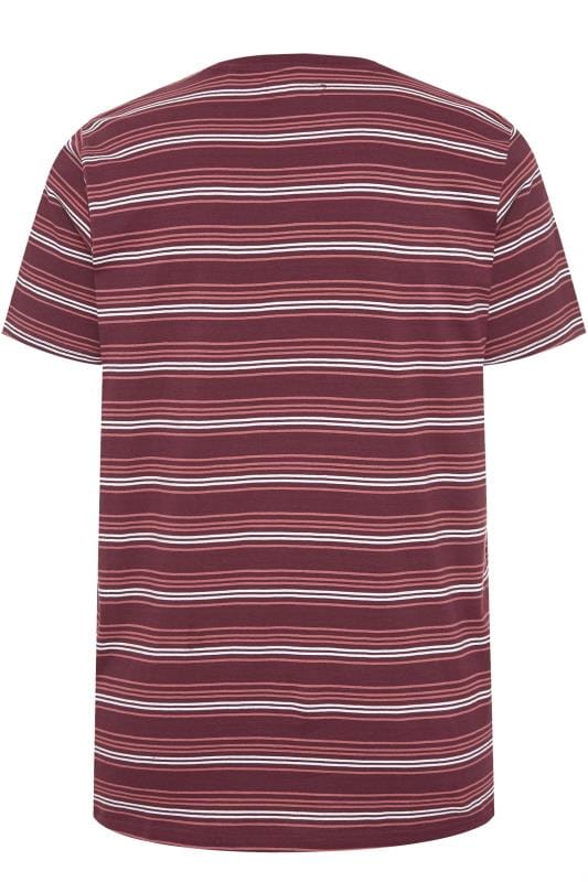 BadRhino Burgundy & White Stripe T-Shirt_4655.jpg