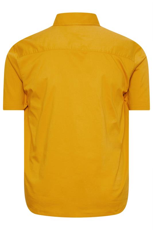 BadRhino Big & Tall Yellow Stretch Short Sleeve Shirt | BadRhino 4