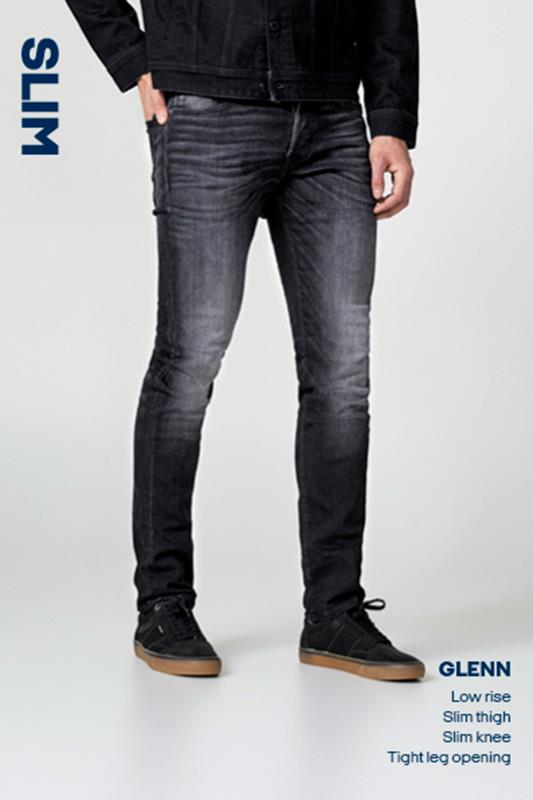 JACK & JONES Big & Tall Blue Glenn Slim Fit Jeans 3