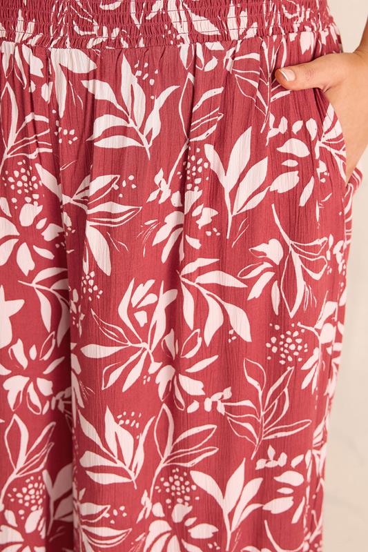 EVANS Plus Size Set Orange Leaf Print | Evans 6