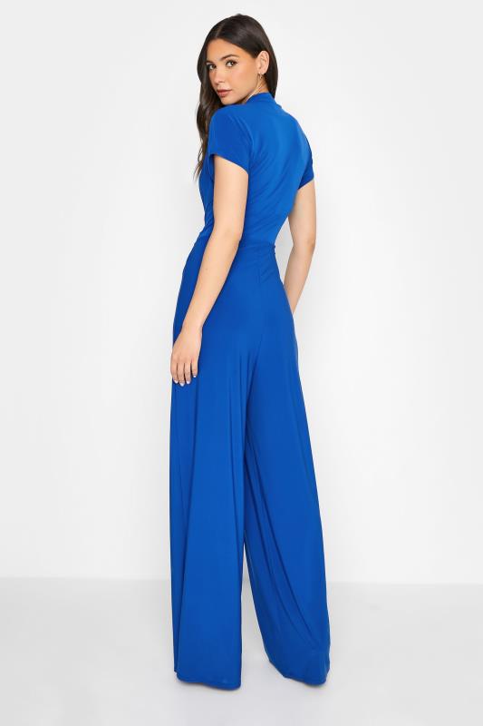 LTS Tall Women's Cobalt Blue Wrap Jumpsuit | Long Tall Sally  3