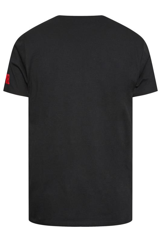 BadRhino Big & Tall Black Deadpool T-Shirt | BadRhino 5