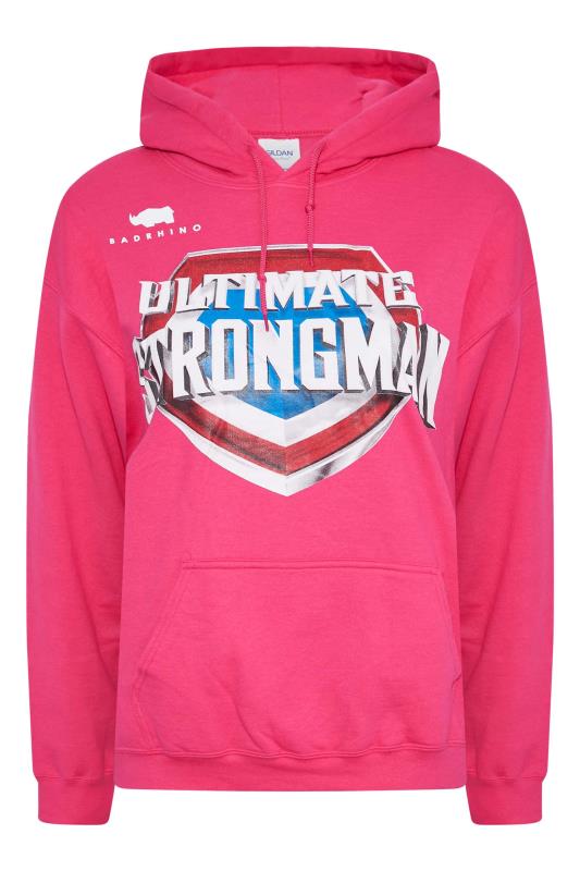Men's  BadRhino Women's Pink Ultimate Strongman Hoodie