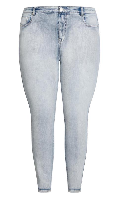 Evans Light Blue Wash Denim Slim Fit Jeans 6