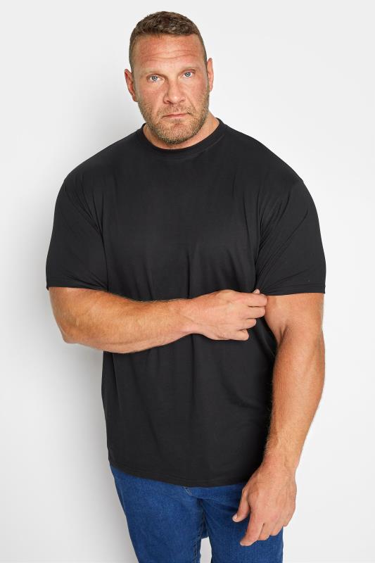  Grande Taille D555 Black Duke Basic T-Shirt