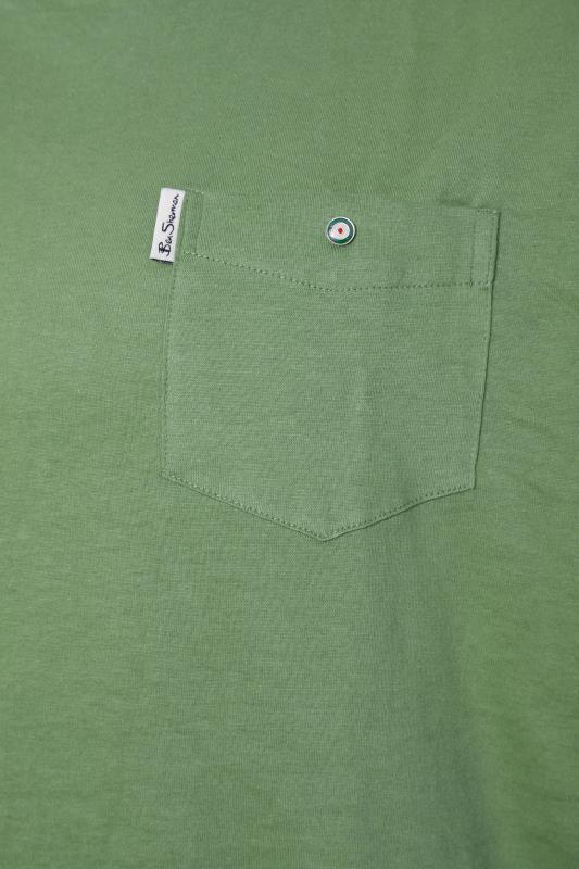 BEN SHERMAN Green Pocket T-Shirt | BadRhino 2