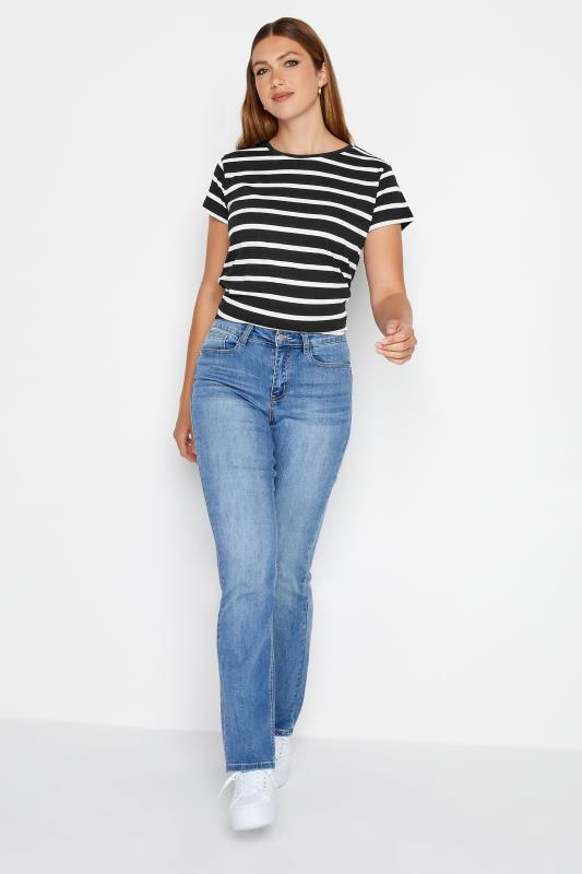 LTS Tall 2 PACK Black Stripe Basic T-Shirts | Long Tall Sally  3