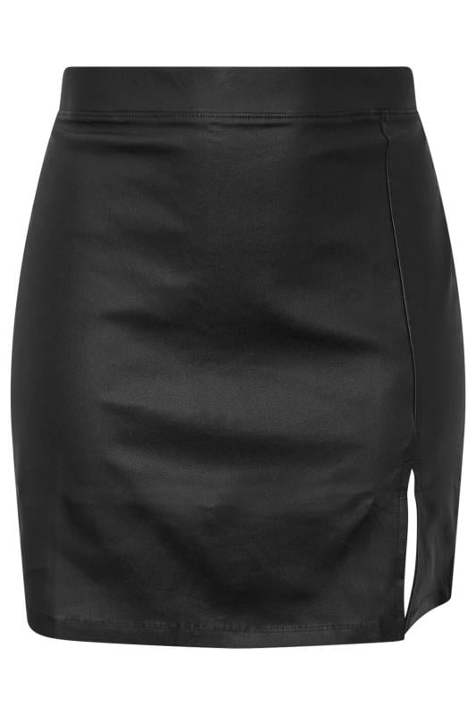 Plus size black ripped skirt best sale