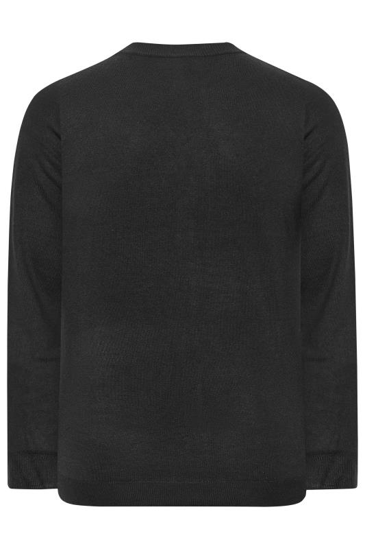 BadRhino Black Essential Knitted Cardigan | BadRhino 4