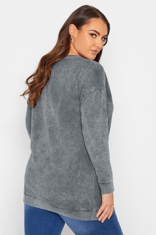 DISNEY Curve Grey Washed Minnie Mouse Sequin Sweatshirt_C.jpg