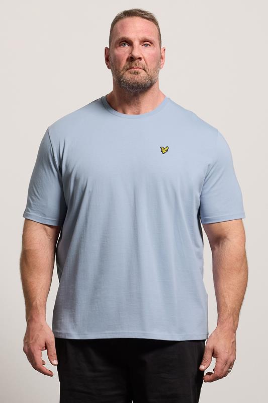 LYLE & SCOTT Big & Tall Bubble Blue Core T-Shirt | BadRhino 1