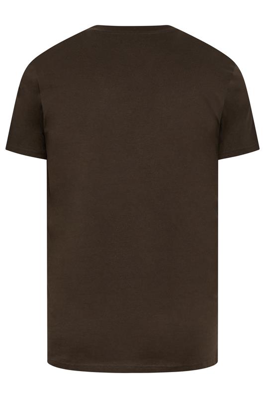 BadRhino Big & Tall Brown Extra Long 'Vintage Parts' Graphic T-Shirt | BadRhino 6