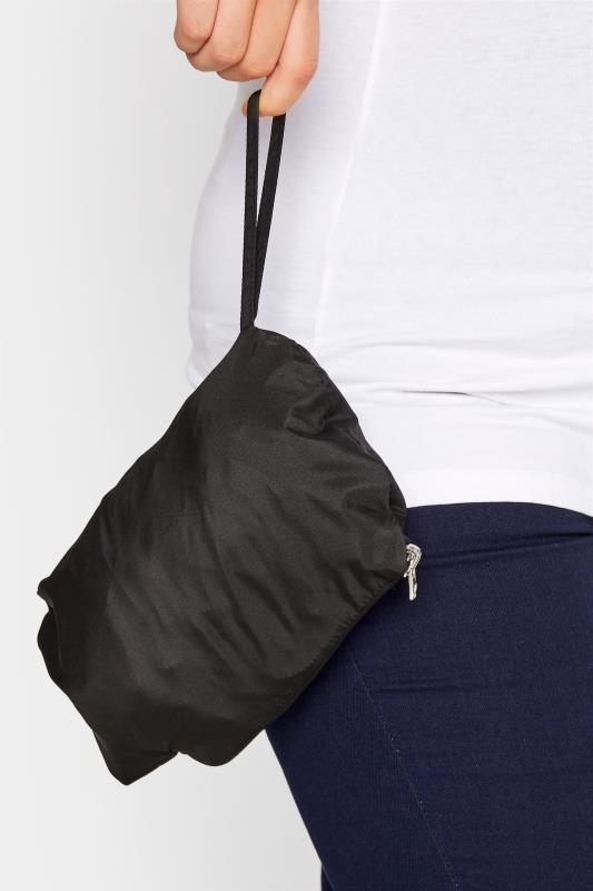 BUMP IT UP MATERNITY Plus Size Black Pocket Parka | Yours Clothing 6