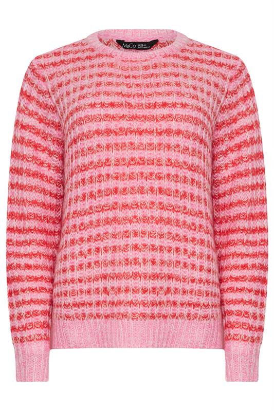 M&Co Pink Cable Knitted Jumper | M&Co 5