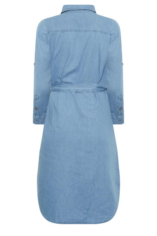 PixieGirl Blue Denim Chambray Shirt Dress | PixieGirl 7