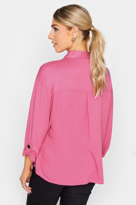 M&Co Pink Statement Button Shirt | M&Co 3