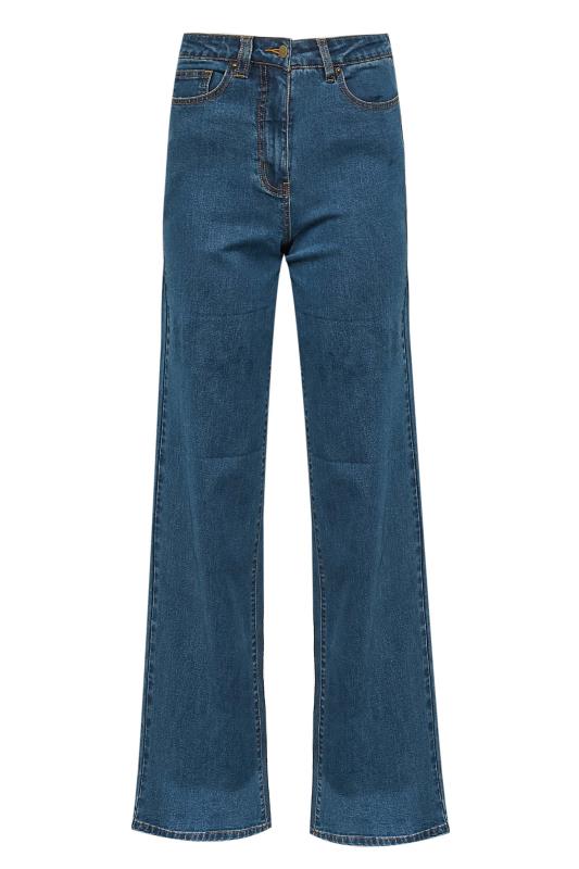 LTS Tall Indigo Blue BEA Wide Leg Jeans | Long Tall Sally 5