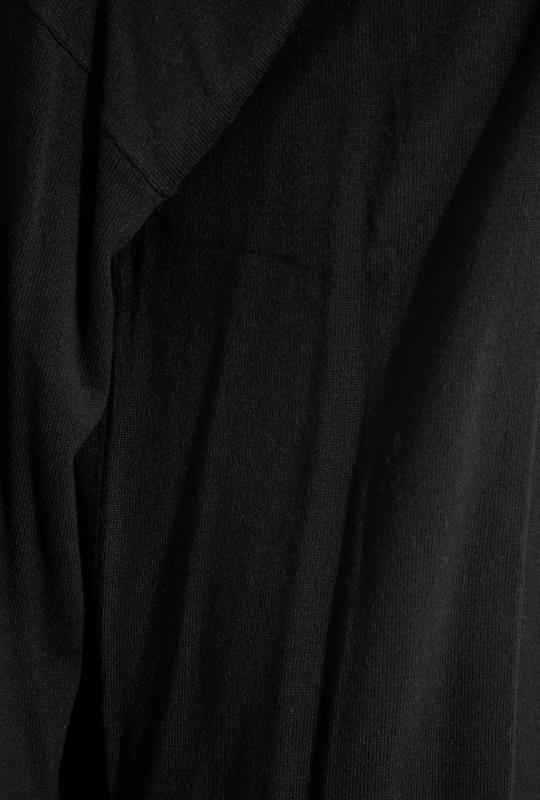LTS Tall Women's Black Fine Knit Balloon Sleeve Cardigan | Long Tall Sally 5