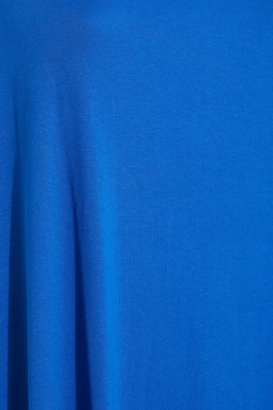 Plus Size Cobalt Blue Cut Out Swing Vest Top | Yours Clothing  5