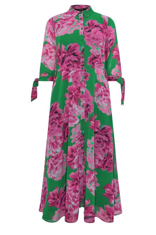 STAR Green Floral Shirt Dress | StarByJM 5